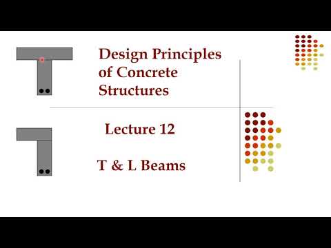 Lecture 12 Flexural Analysis And Design Of T & L Beams - YouTube