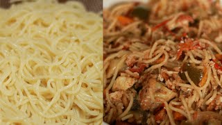 SPAGHETTI 🍝 STIR FRY RECIPE *Detailed*||EVEN JACKIE