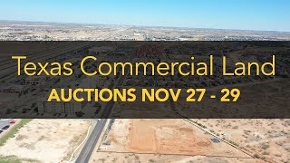 Odessa & Midland, TX Commercial Land Auctions Nov 27 - 29, 2023