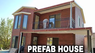 DUBLEX PREFABRICATED HOUSE TOUR / Prefab House Review