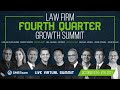 Law Firm Fourth-Quarter Growth Summit | Presented by SMB Team