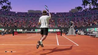 S. Tsitsipas vs A. De Minaur [Roma 24]| Round 4 | AO Tennis 2 Gameplay #aotennis2 #AO2