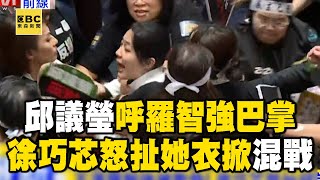 「你是沒被人打過嗎」邱議瑩呼羅智強巴掌！徐巧芯怒扯邱議瑩衣服掀混戰 @newsebc