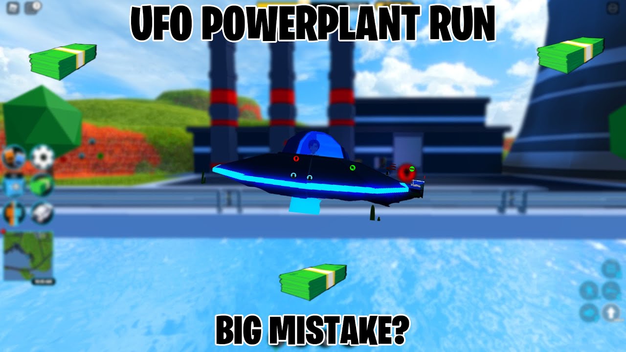 UFO Power Plant Run... | Roblox Jailbreak - YouTube