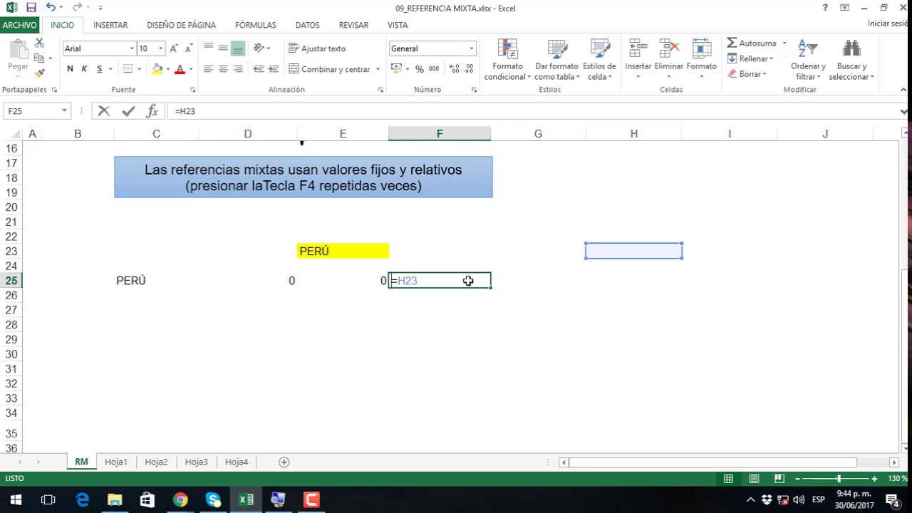 Referencias Mixtas - Excel Básico - YouTube