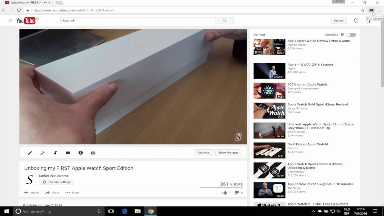 Full Screen Browser Extension To Get Your YouTube Video In Full Screen ...