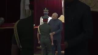 Indian Army Gallantry award ceremony by President Kovind #indianarmy #shorts #leadacademy