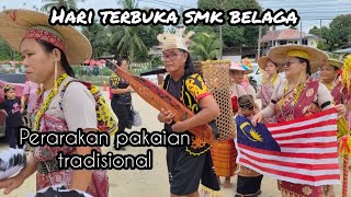 Perarakan Hari Terbuka SMK Belaga, Sarawak 2024 // Nengayet