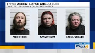 Three arrested in alleged severe child abuse of one-year-old