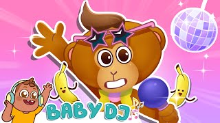 Funky Monkey Dance Song | Kids Playing and Learning | BabyDJ