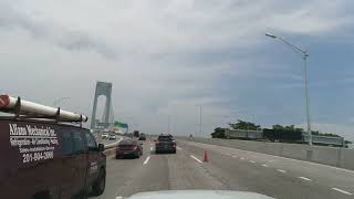 Wjazd do NYC przez Verrazano-Narrows Bridge