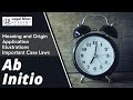 Ab Initio | Meaning | Origin | Application | Important Case Laws | Legal Bites Academy