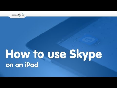 How to use Skype on an iPad How to use Skype on an iPad