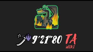 【MHWI/PC】伝説の黒龍 ミラボレアス 太刀 solo 9'21(TA wiki rules) Fade to black Fatalis/短期固定なし