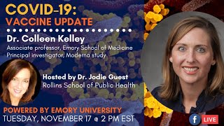 COVID-19 vaccine update with Emory's Dr. Colleen Kelley