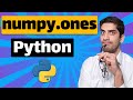 numpy ones function (np.ones) in Python