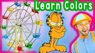 Learn Colors for Toddlers - Preschool Learning – Theme Park Tour with Blippi - Colors Collection