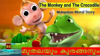 മുതലയും കുരങ്ങനും | Crocodile and Monkey | Malayalam Fairy Tales | kuranganum muthalayum