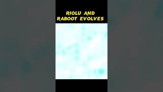Riolu and Raboot evolves 🔥 #pokemon #pokemonjourneys #ash #lucario #cinderace #noloveshubh #shorts