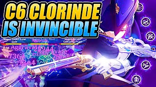 MAXED Clorinde is ACTUALLY UNKILLABLE in Genshin Impact (C0 vs C6 Showcase)