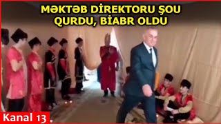 Məktəb direktoru ÖZÜNÜ KRAL ELAN ETDİ: Bu görüntülər SOSİAL MEDİADA gülünc hədəfinə ÇEVRİLDİ