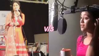 shivangi joshi n hina Khan singing same song||which is best||yrkkh||sun sun nhahe lori ki dhun