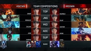 【S6全球總決賽】半決賽 ROX vs SKT #4