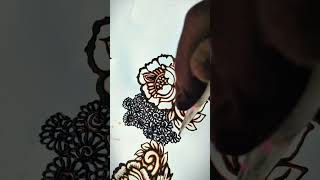 Mehndi filling flowers#youtubeshorts #shorts #viralmehndi #viralhennadesign