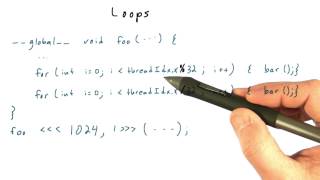 Loops and Thread Divergence - Intro to Parallel Programming
