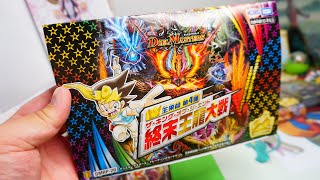 デュエルマスターズ王来篇第4弾終末王龍大戦BOX開封！3箱買いましたー！Japanese trading card opened Duel Masters