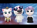 Talking Tom Gold Run vs My Talking Angela vs My Talking Hank - Gameplay Play For Kids HD