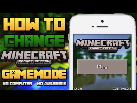MCPE: How To Change GameMode in Minecraft Pocket Edition! (NO COMPUTER) (NO JAILBREAK) MCPE: How To Change GameMode in Minecraft Pocket Edition! (NO COMPUTER) (NO JAILBREAK)