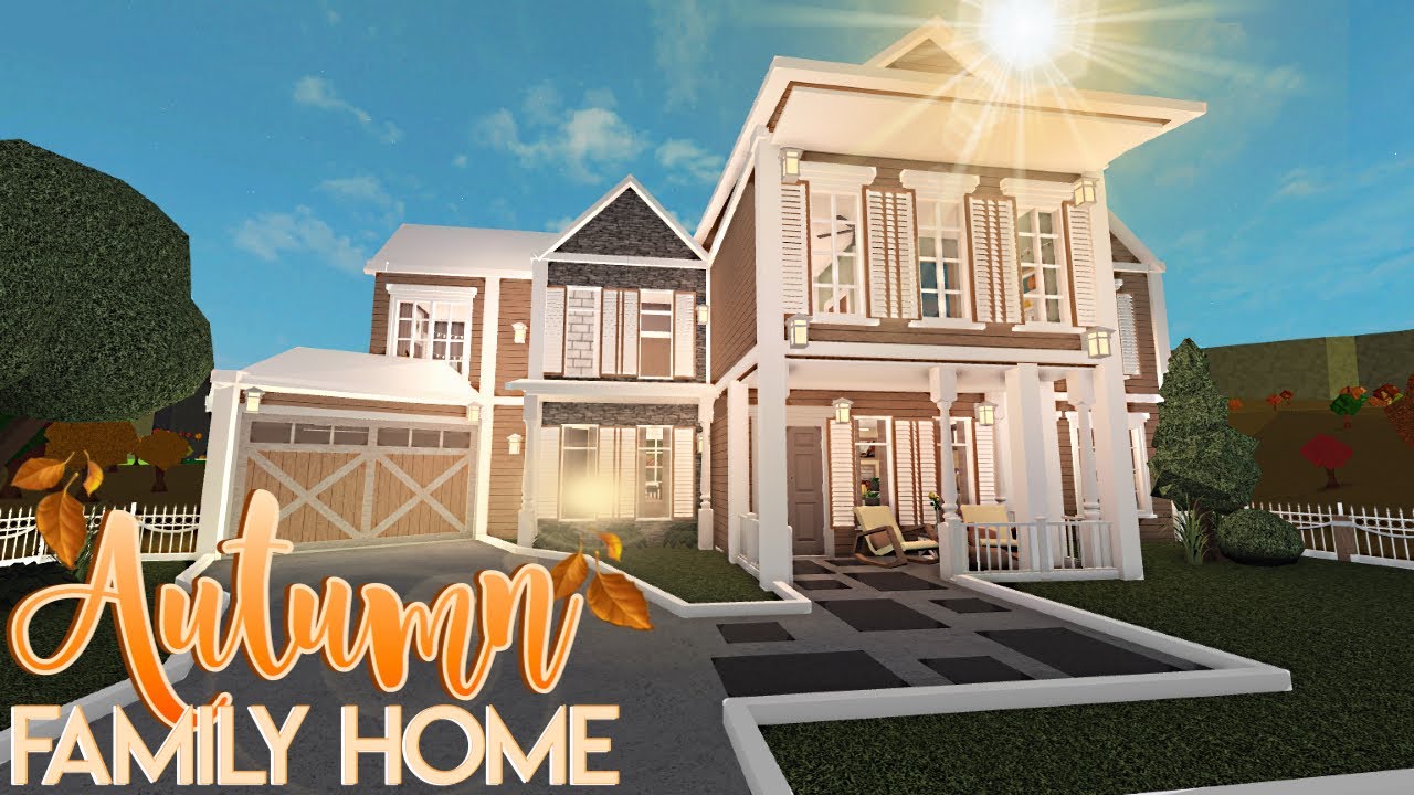 🍂 Autumn Family Home 🍂 94k 🍁 | Nixilia | Roblox Bloxburg - YouTube