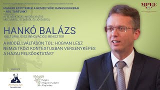 Hankó Balázs // A modellváltáson túl