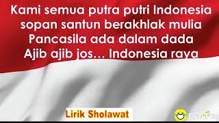 Lirik lagu sholawatan kami sumua putra putri Indonesia