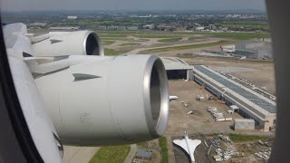 Singapore Airlines A380 Take off From Heathrow.