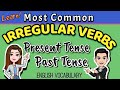 MOST COMMON IRREGULAR VERBS | Past Tense and Present Tense | COMPILATION