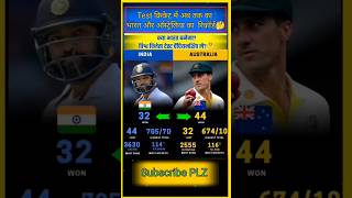 Ind vs Aus का टेस्ट रिकॉर्ड 😱 #shorts #youtubeshorts #viral #short #video #cricket