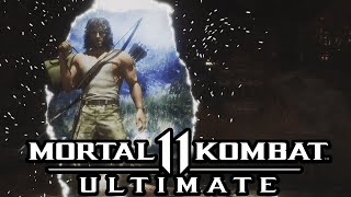 MK11 - Rambo Two New Brutalities + Portal Outro [HD 1080p 60fps]