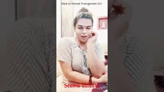 Male to Female Transgender Girl Seema Vineeth - India 025 #Shorts #Transgender #LGBT #mtf #Tgirl