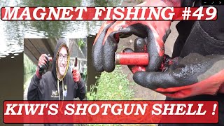 Magnet fishing #49. Kiwi's Shotgun Shell. #MagnetFishingUK #MagnetFishing #ShotgunShell