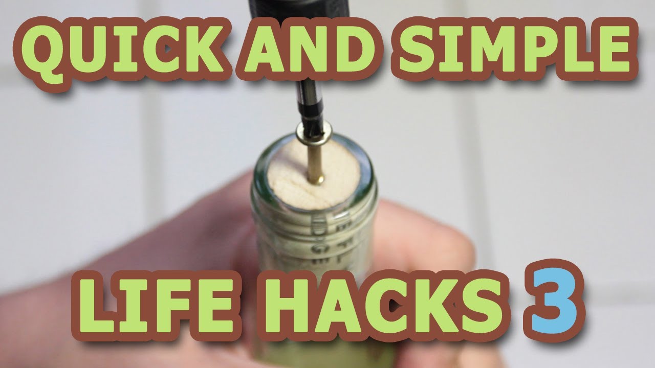 Quick And Simple Life Hacks Part 3 Youtube