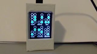Binary clock in new case