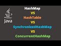 Java interview questions | HashMap vs HashTable vs SynchHashMap vs ConcurrentHashMap