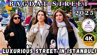 ISTANBUL BAGDAT STREET 4K WALKING TOUR | Luxury Brands, Trendy Cafes & Ramadan Shopping | March 2025