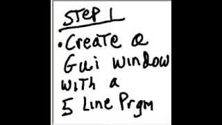 Python The Overall Plan for a GUI Dbase Iface