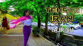 IRAN  TEHRAN 🇮🇷tajrish-Evening Walk🌇-full-HD walking tour-time▶️ 21min