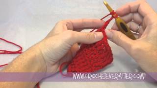 Treble Crochet Tutorial #6: TR in Front Loop Only