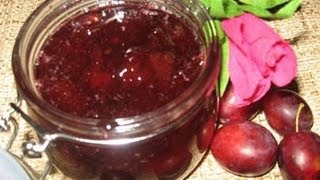 Plum jam is the easiest recipe.