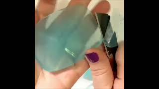 Soft Glycerin Soap Cutting Asmr | Crystal Clear Soft Soap Cutting Asmr Relaxing Sounds